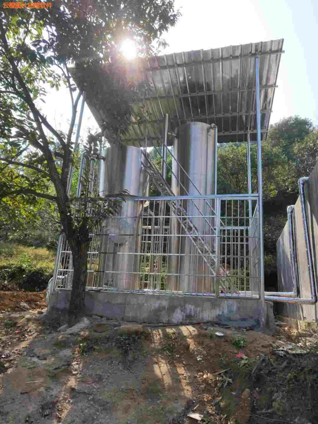 日处理180m³不锈钢一体化净水器