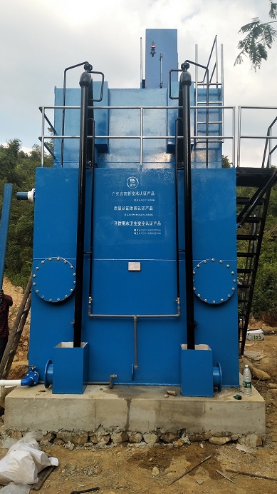 日处理400m³碳钢一体化净水器