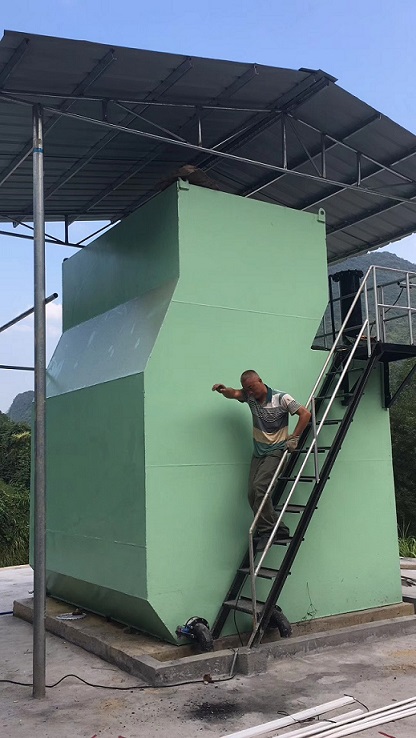 日处理600m³碳钢一体化净水器