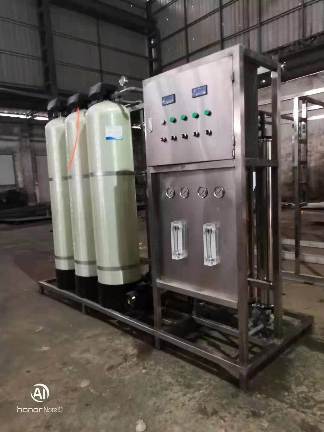 小型RO膜一级反渗透装置（撬装式）